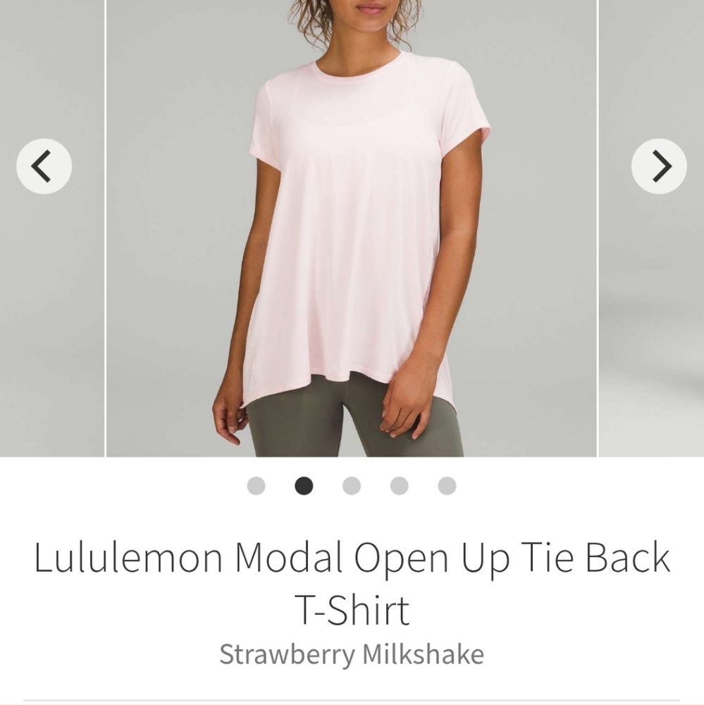 lululemon Modal Ooen Up T-shirt - Picture 1 of 7